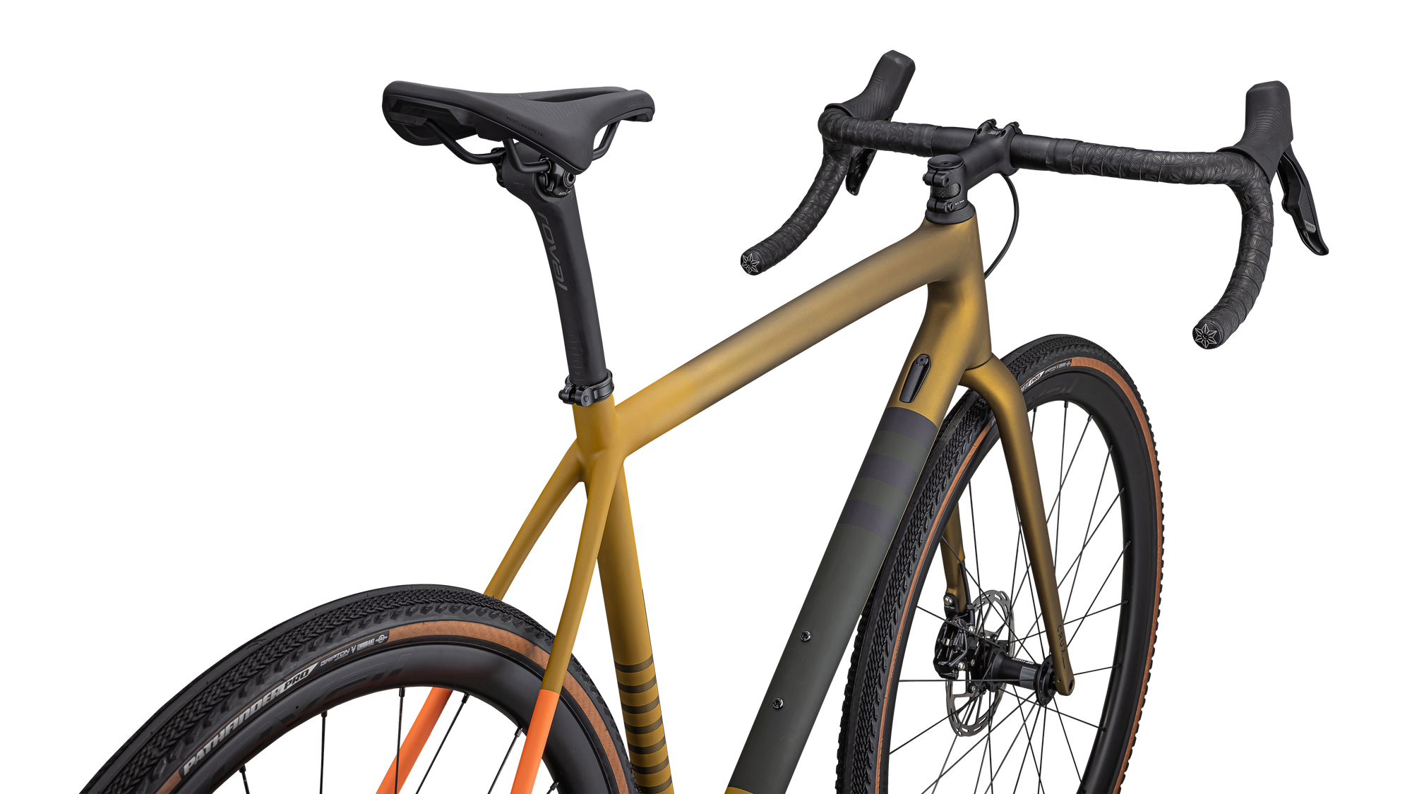Specialized Crux Expert - SRAM Rival XPLR eTAP AXS - Satin Harvest Gold Metallic/Oak Green