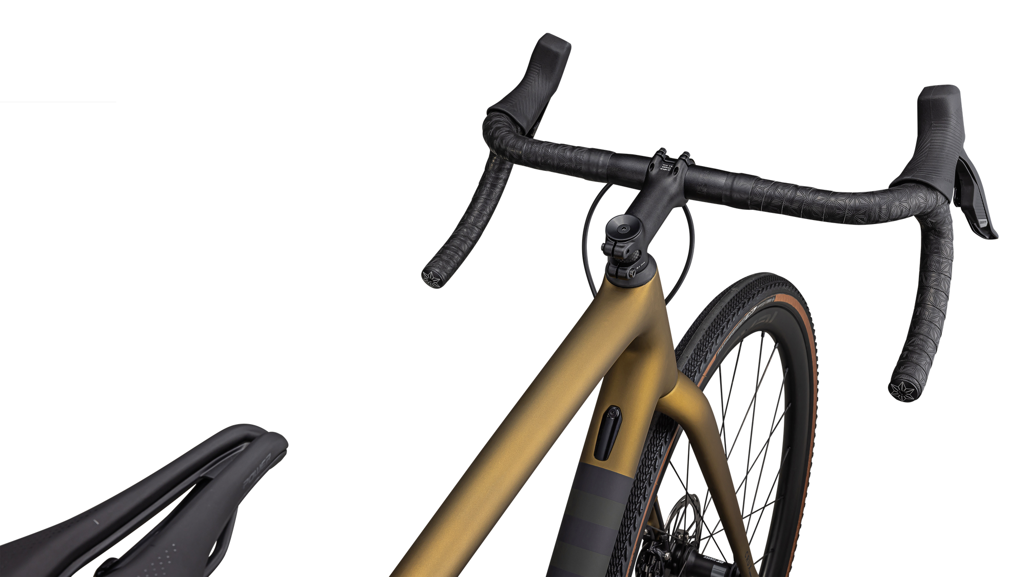 Specialized Crux Expert - SRAM Rival XPLR eTAP AXS - Satin Harvest Gold Metallic/Oak Green