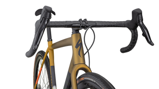 Specialized Crux Expert - SRAM Rival XPLR eTAP AXS - Satin Harvest Gold Metallic/Oak Green