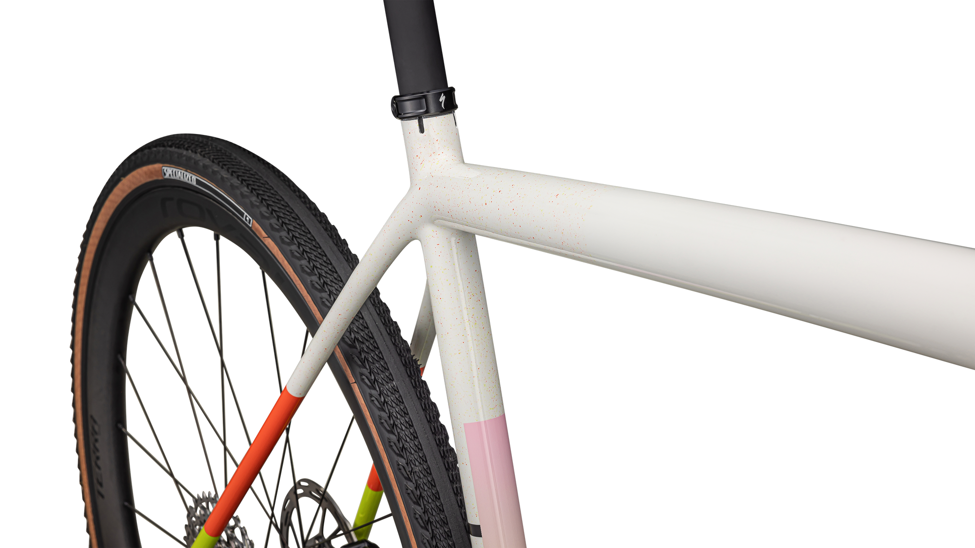 Specialized Crux Pro - SRAM Force XPLR eTAP AXS - Gloss Dune White Birch Cactus Bloom Speckle