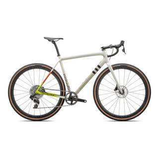 Specialized Crux Pro - SRAM Force XPLR eTAP AXS - Gloss Dune White Birch Cactus Bloom Speckle