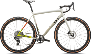Specialized Crux Pro - SRAM Force XPLR eTAP AXS - Gloss Dune White Birch Cactus Bloom Speckle