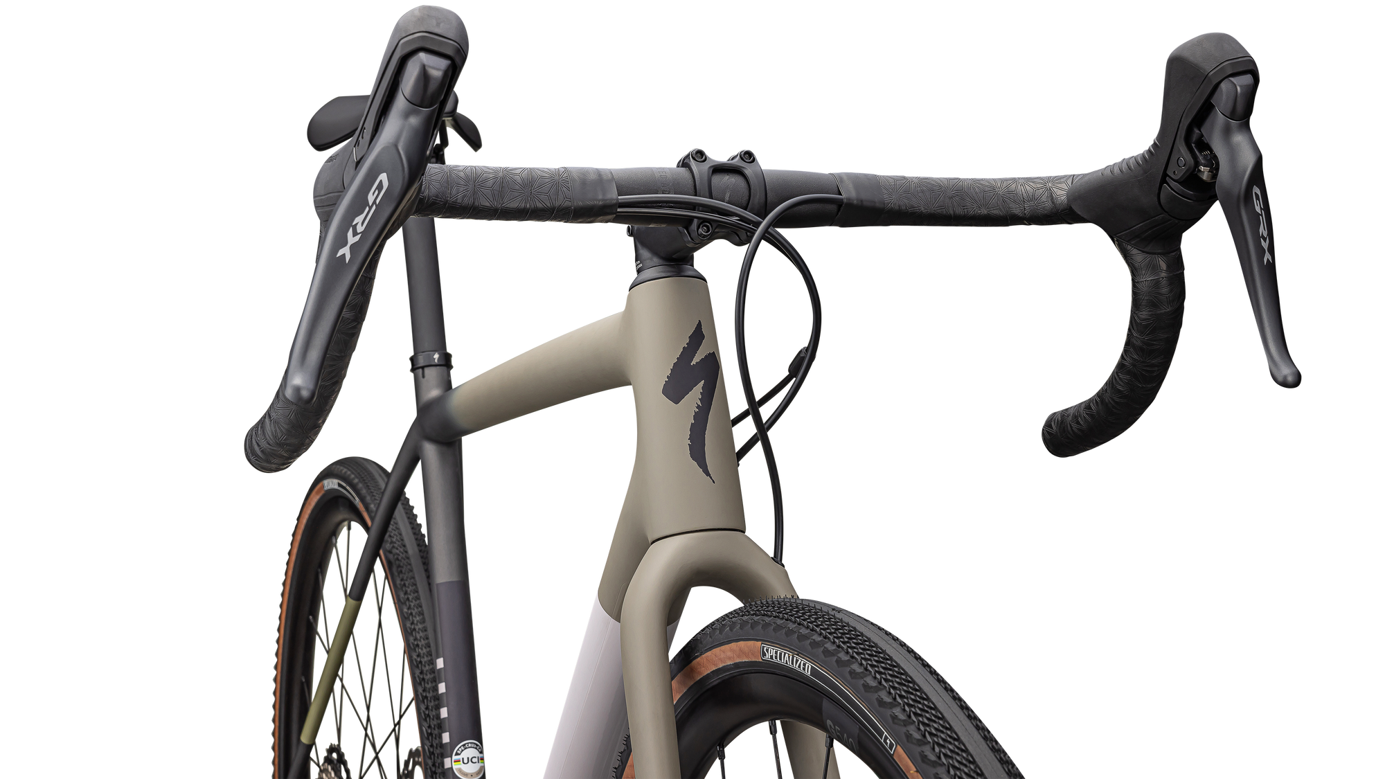 Specialized Crux Comp - Shimano GRX - Satin Taupe/Smoke/Midnight Shadow/Metallic Spruce/Clay