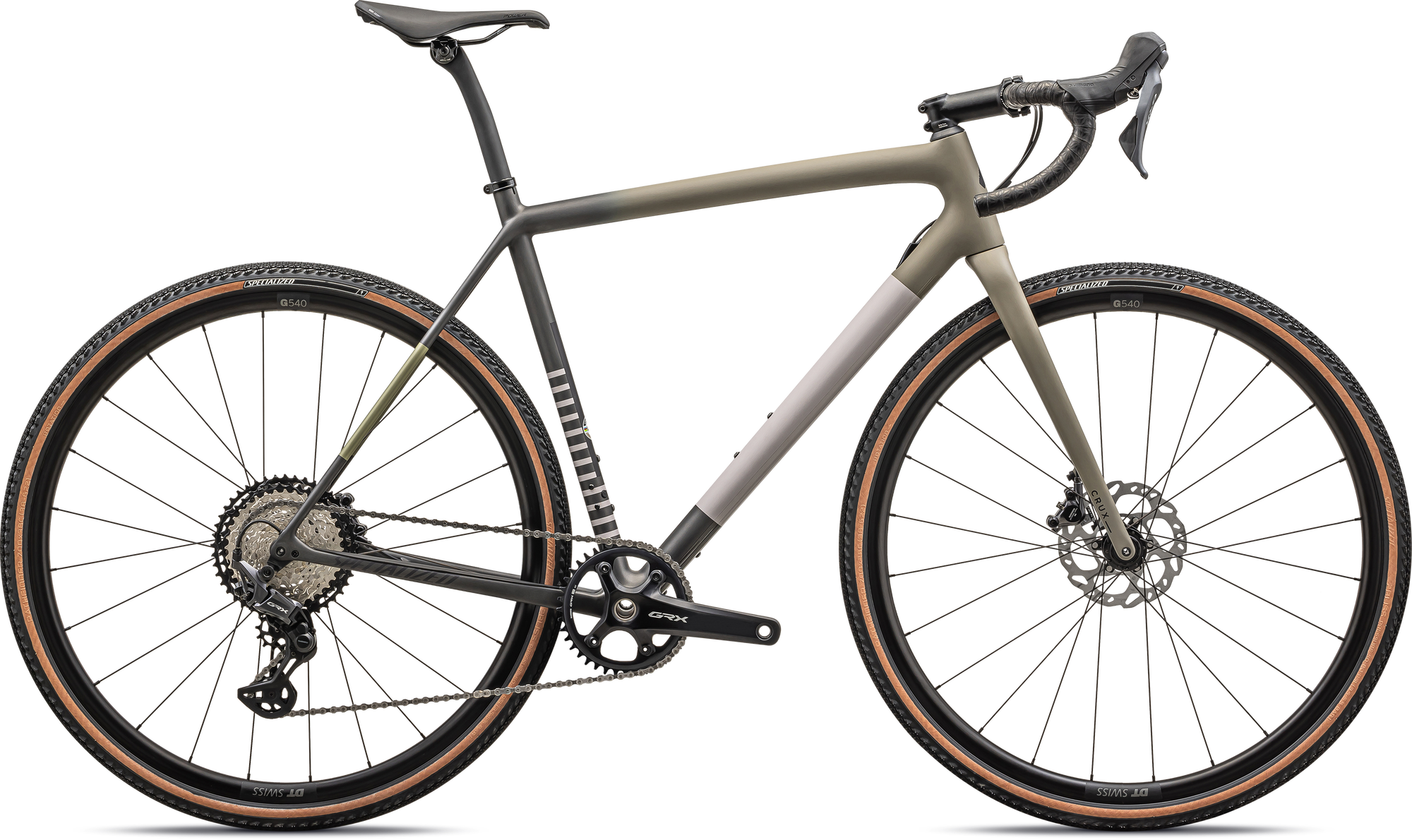Specialized Crux Comp - Shimano GRX - Satin Taupe/Smoke/Midnight Shadow/Metallic Spruce/Clay