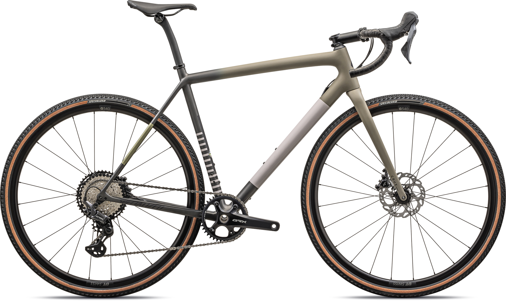 Specialized Crux Comp - Shimano GRX - Satin Taupe/Smoke/Midnight Shadow/Metallic Spruce/Clay
