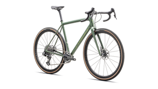 Specialized S-Works Crux - SRAM RED XPLR - Gloss Cypress Metallic / Viavi Gold To Silver Pearl