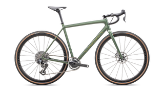 Specialized S-Works Crux - SRAM RED XPLR - Gloss Cypress Metallic / Viavi Gold To Silver Pearl