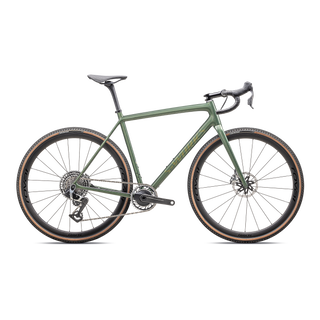 Specialized S-Works Crux - SRAM RED XPLR - Gloss Cypress Metallic / Viavi Gold To Silver Pearl