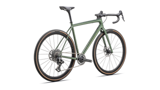 Specialized S-Works Crux - SRAM RED XPLR - Gloss Cypress Metallic / Viavi Gold To Silver Pearl