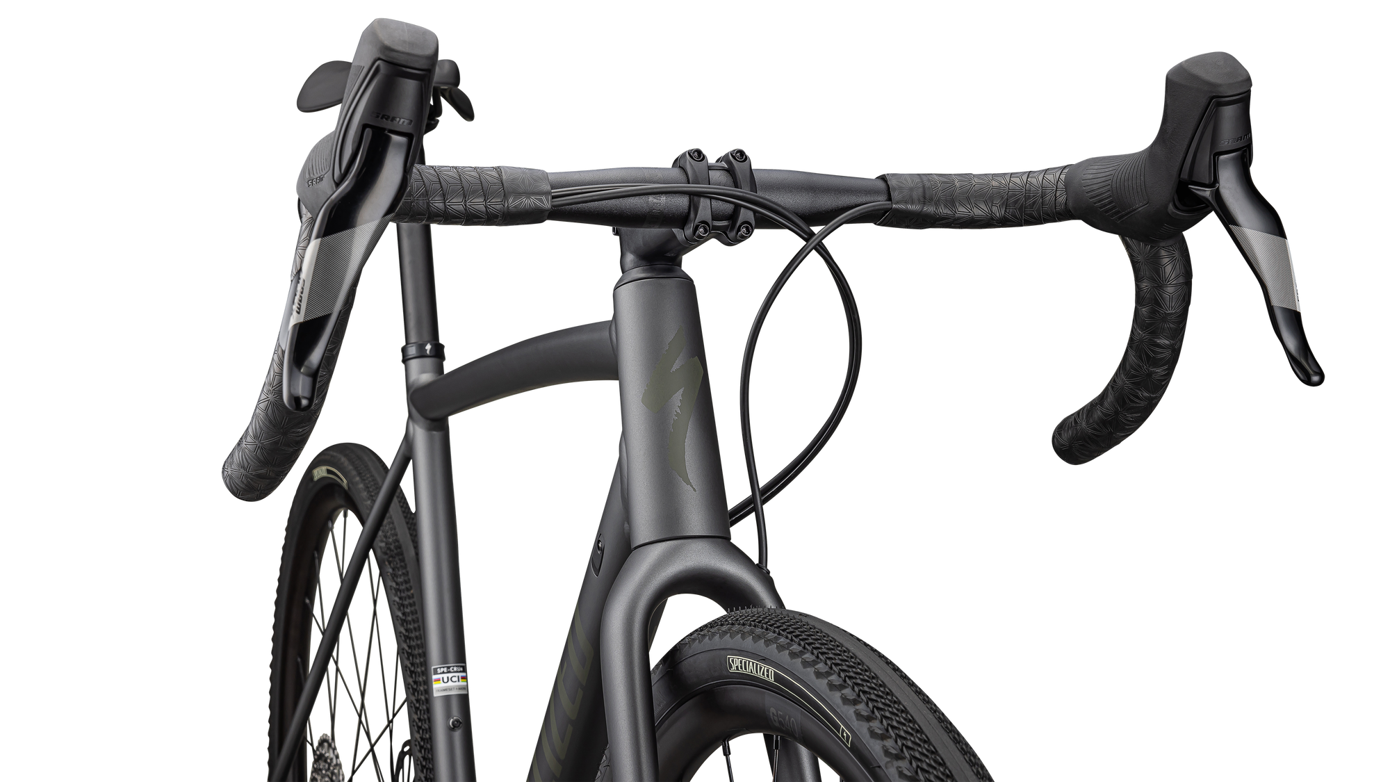 Specialized Crux DSW Comp - SRAM Apex XPLR - Satin Smoke/Oak Green