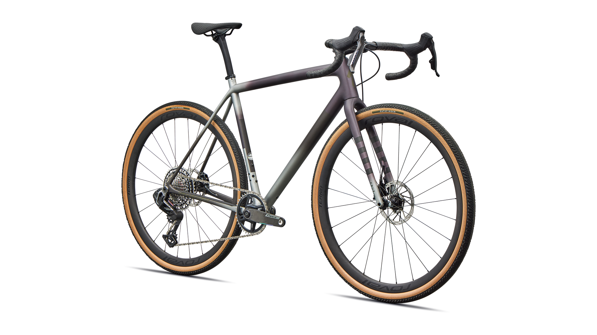 Specialized Crux Pro - SRAM Force XPLR AXS  - Nebula Metallic/Shadow Silver/Laurel Green/Smoke