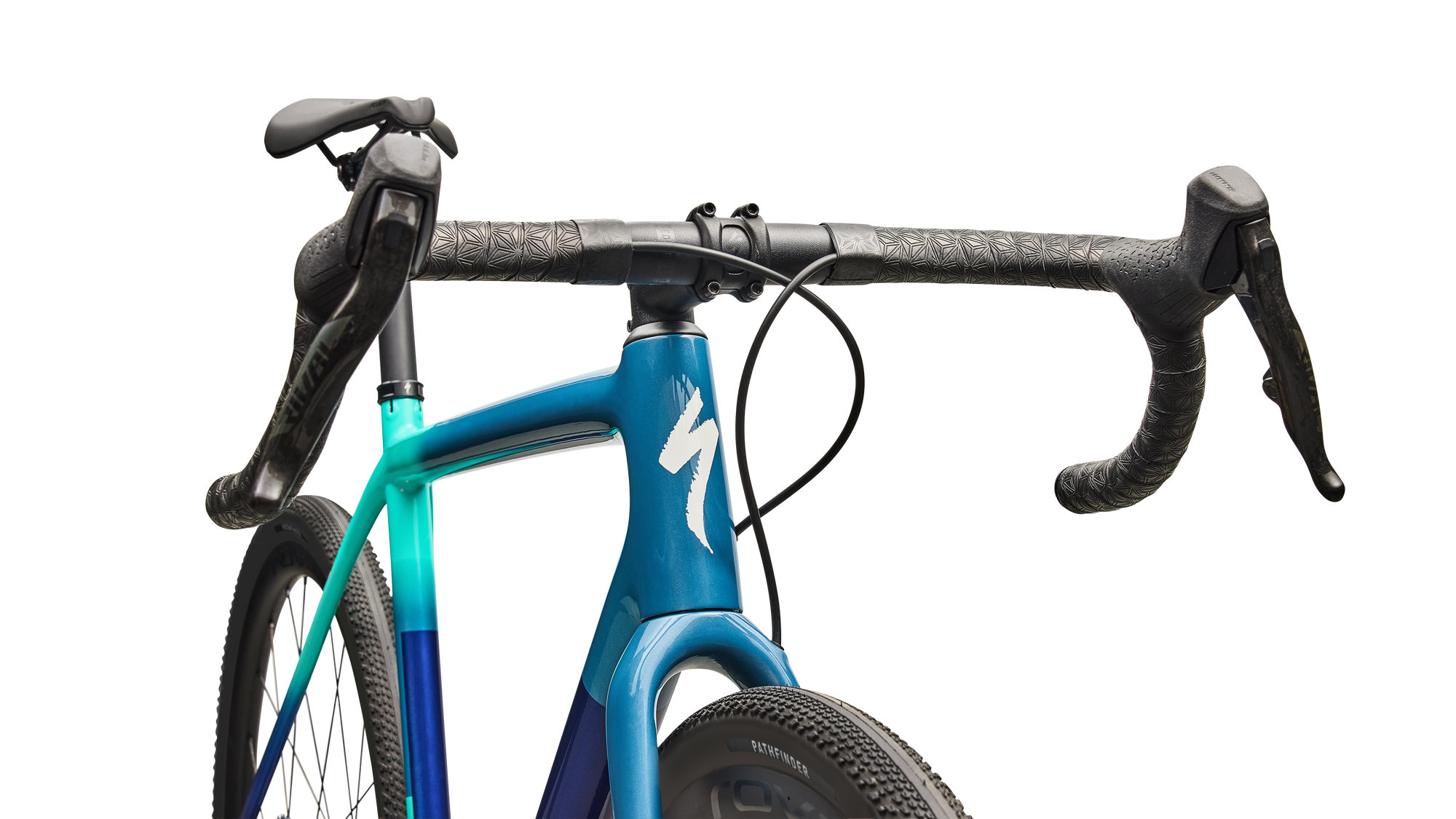 Specialized Crux Expert - SRAM Rival XPLR AXS  - Grey Blue/Lagoon Blue/Dune White/Majesty Blue