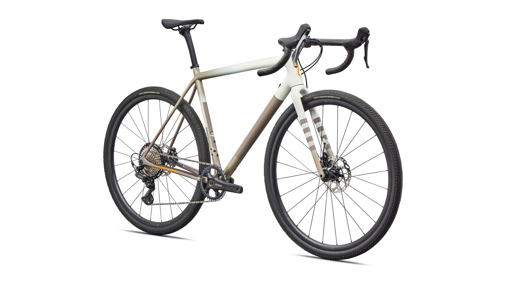 Specialized Crux Comp - Shimano GRX - Dune White/Sandstone Metallic/Desert Metallic/Orange Zest