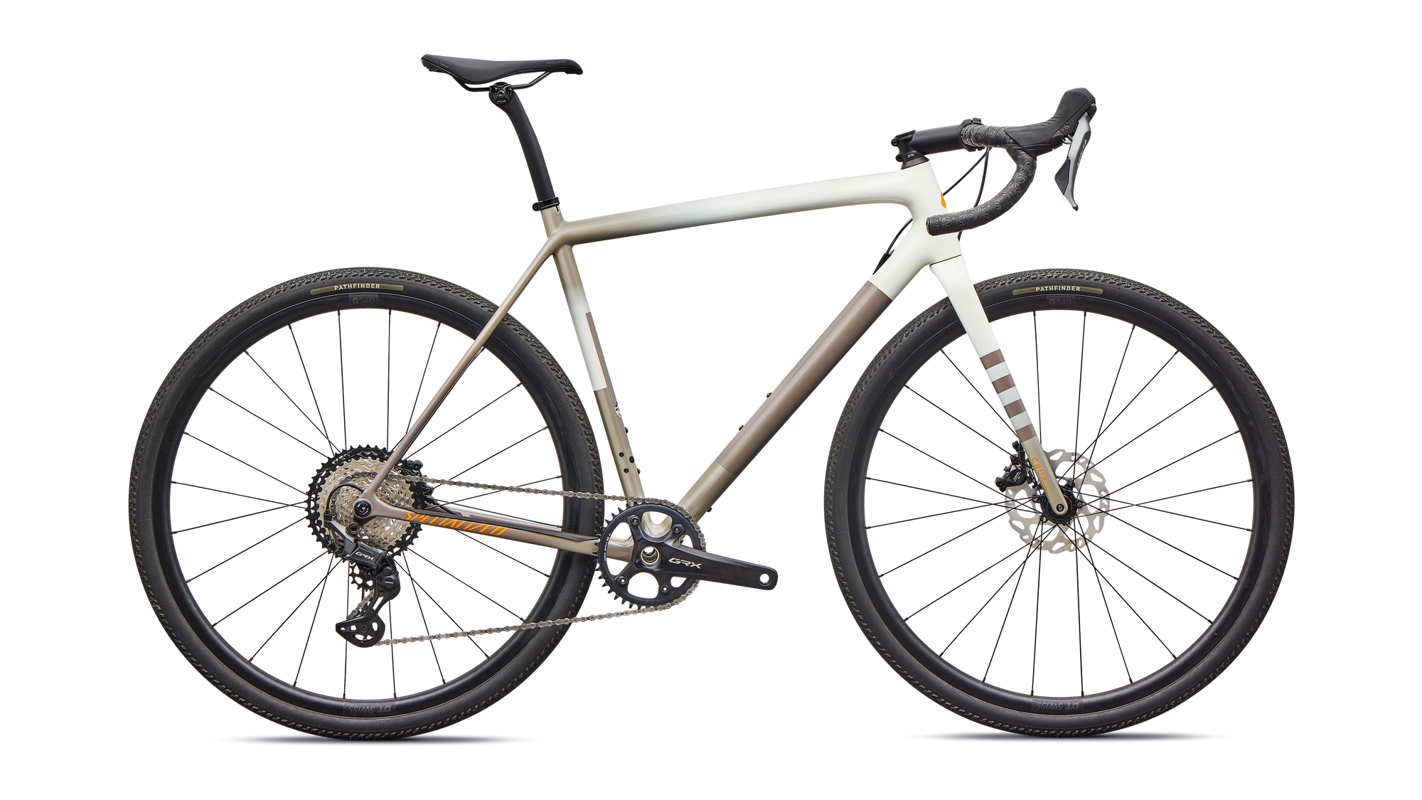 Specialized Crux Comp - Shimano GRX - Dune White/Sandstone Metallic/Desert Metallic/Orange Zest