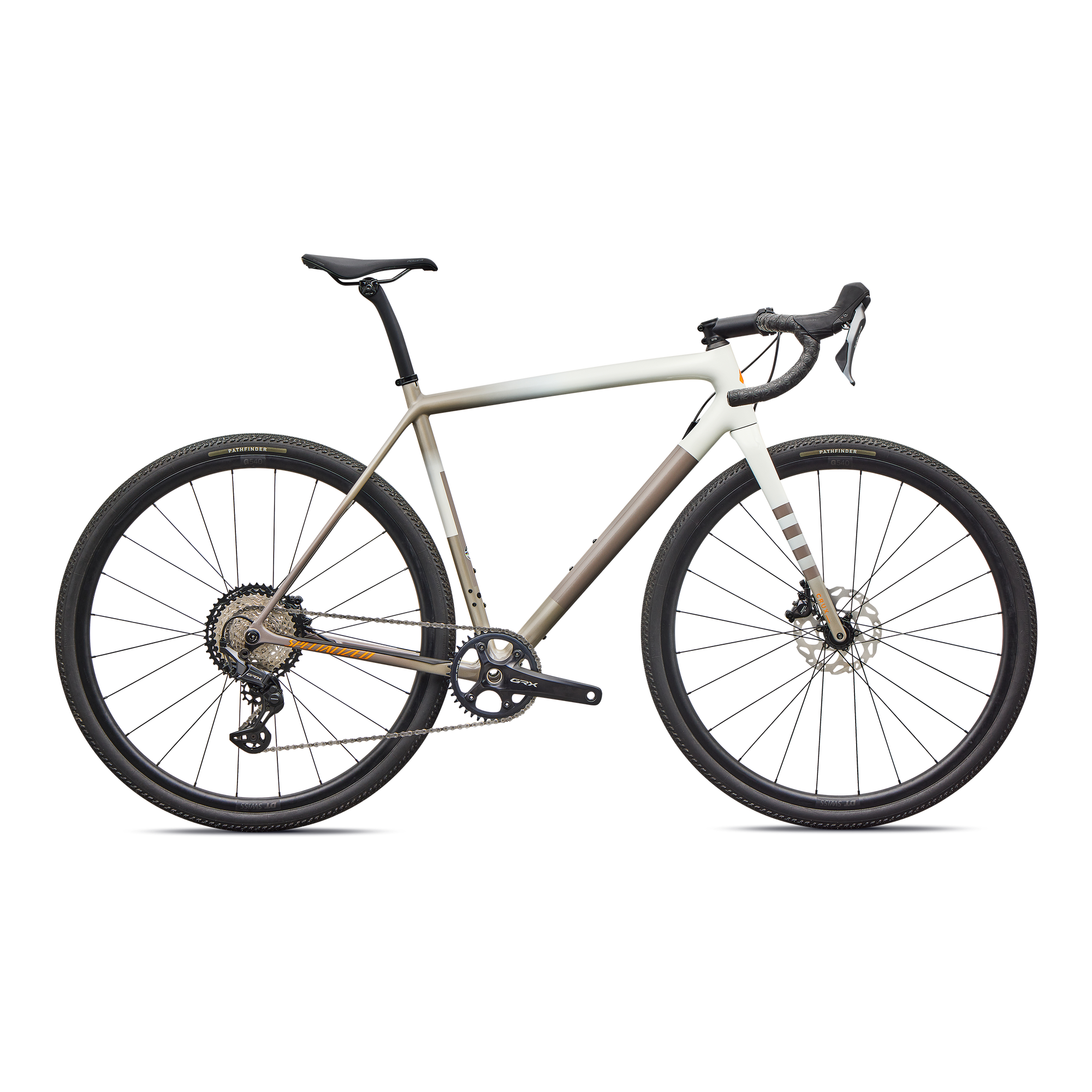 Specialized Crux Comp - Shimano GRX - Dune White/Sandstone Metallic/Desert Metallic/Orange Zest