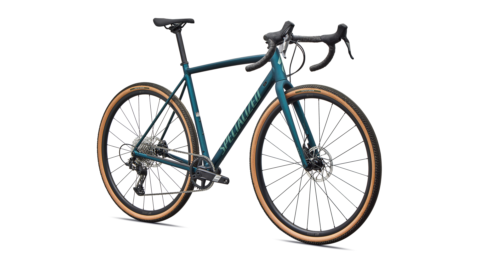 Specialized Crux DSW Comp - SRAM Apex XPLR - Emerald Metallic/Fjord Metallic