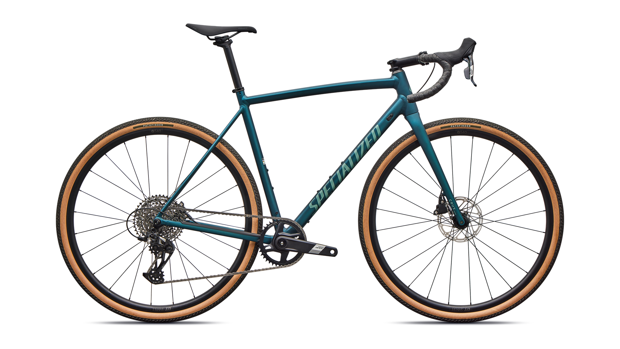 Specialized Crux DSW Comp - SRAM Apex XPLR - Emerald Metallic/Fjord Metallic