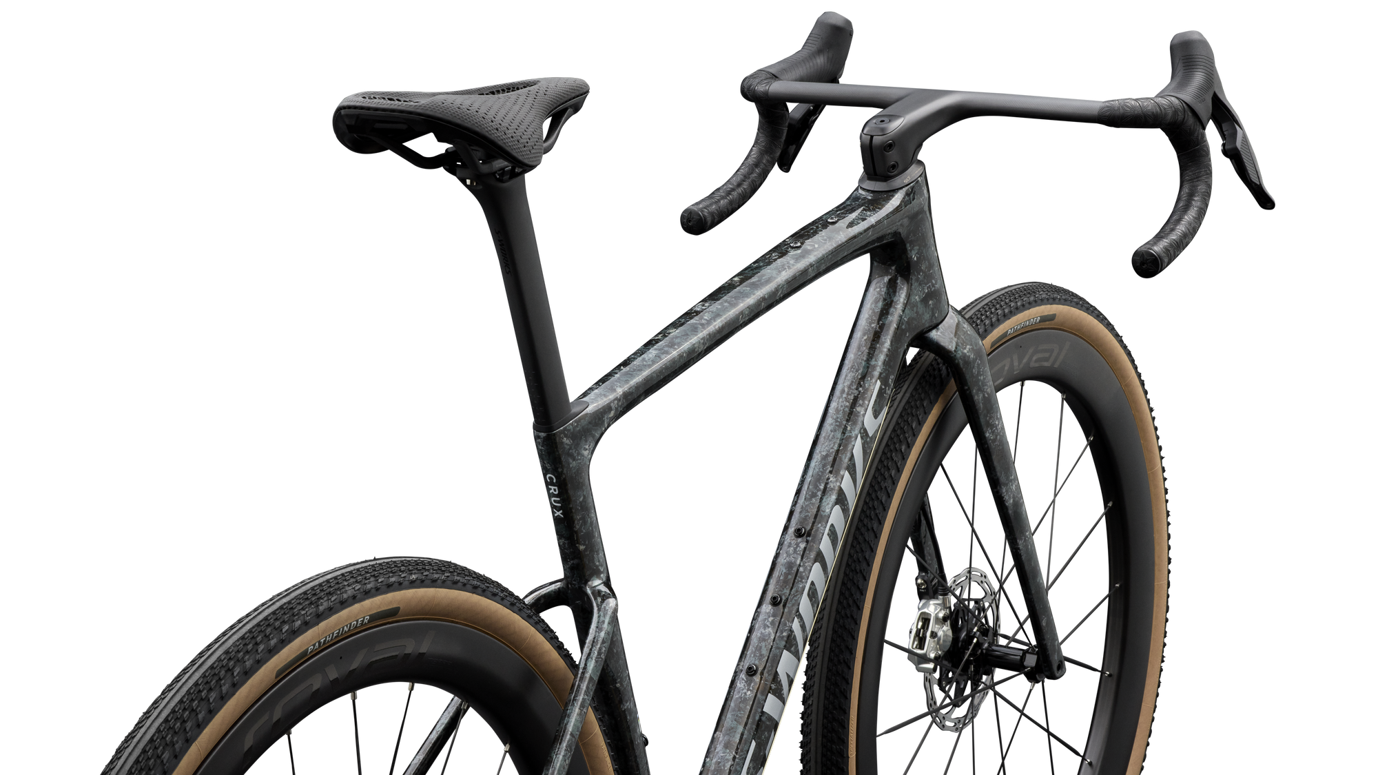 Specialized S-Works Crux 5 - SRAM RED XPLR - Fjord Gold Sandstone Blurred Impasto/Gloss Flake Silver