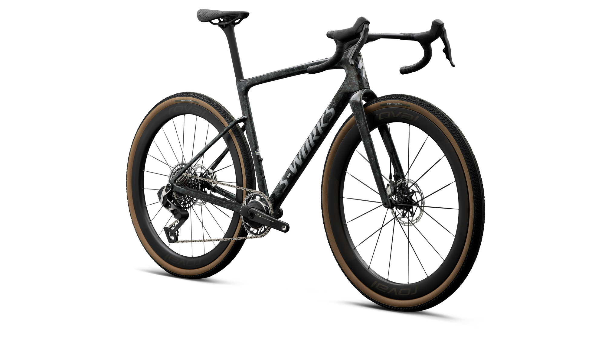 Specialized S-Works Crux 5 - SRAM RED XPLR - Fjord Gold Sandstone Blurred Impasto/Gloss Flake Silver