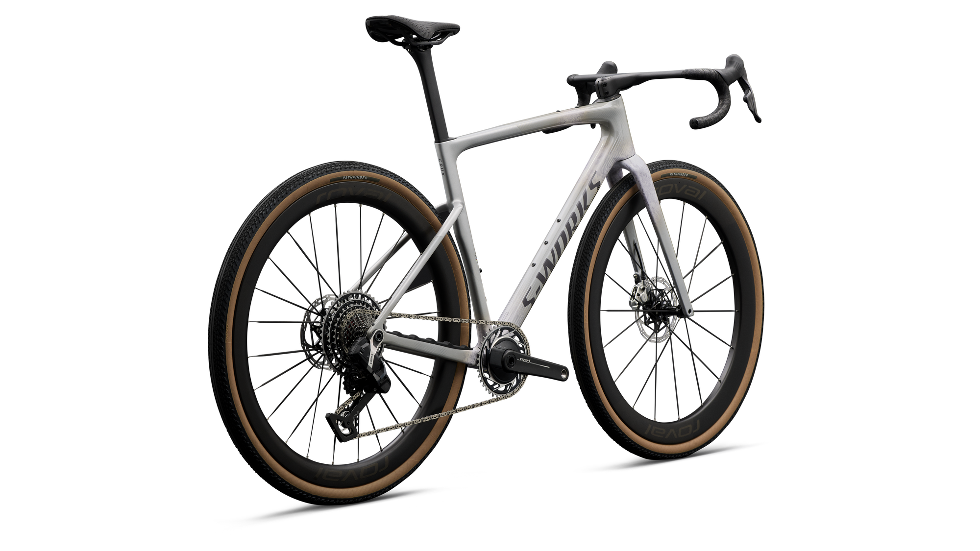 Specialized S-Works Crux 5 - SRAM RED XPLR - Silver Dust/Amethyst Frost/Nebula Metallic