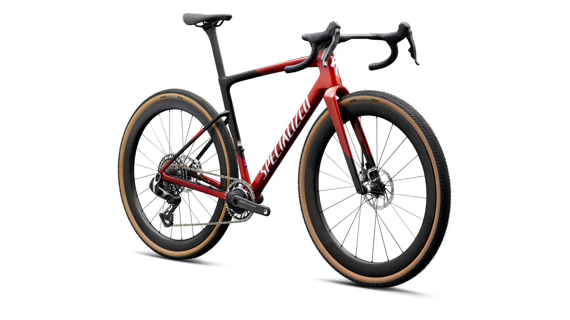Specialized Crux 5 S-Level - SRAM RED XPLR - Redwood Metallic/White