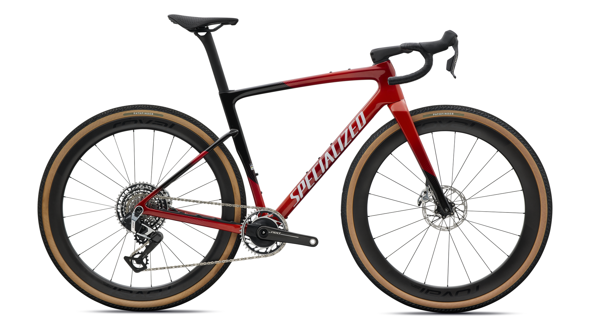 Specialized Crux 5 S-Level - SRAM RED XPLR - Redwood Metallic/White
