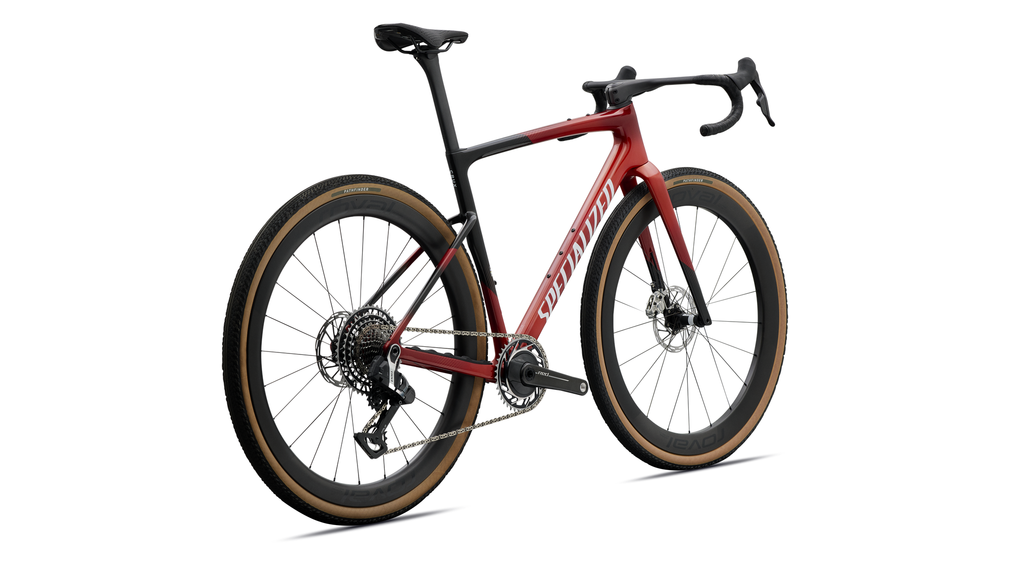 Specialized Crux 5 S-Level - SRAM RED XPLR - Redwood Metallic/White
