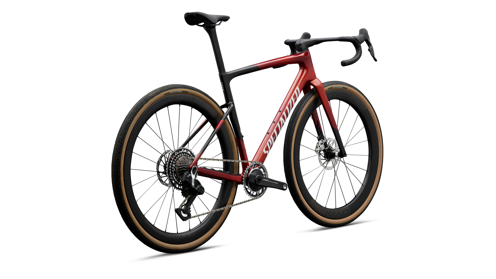 Specialized Crux 5 S-Level - SRAM RED XPLR - Redwood Metallic/White