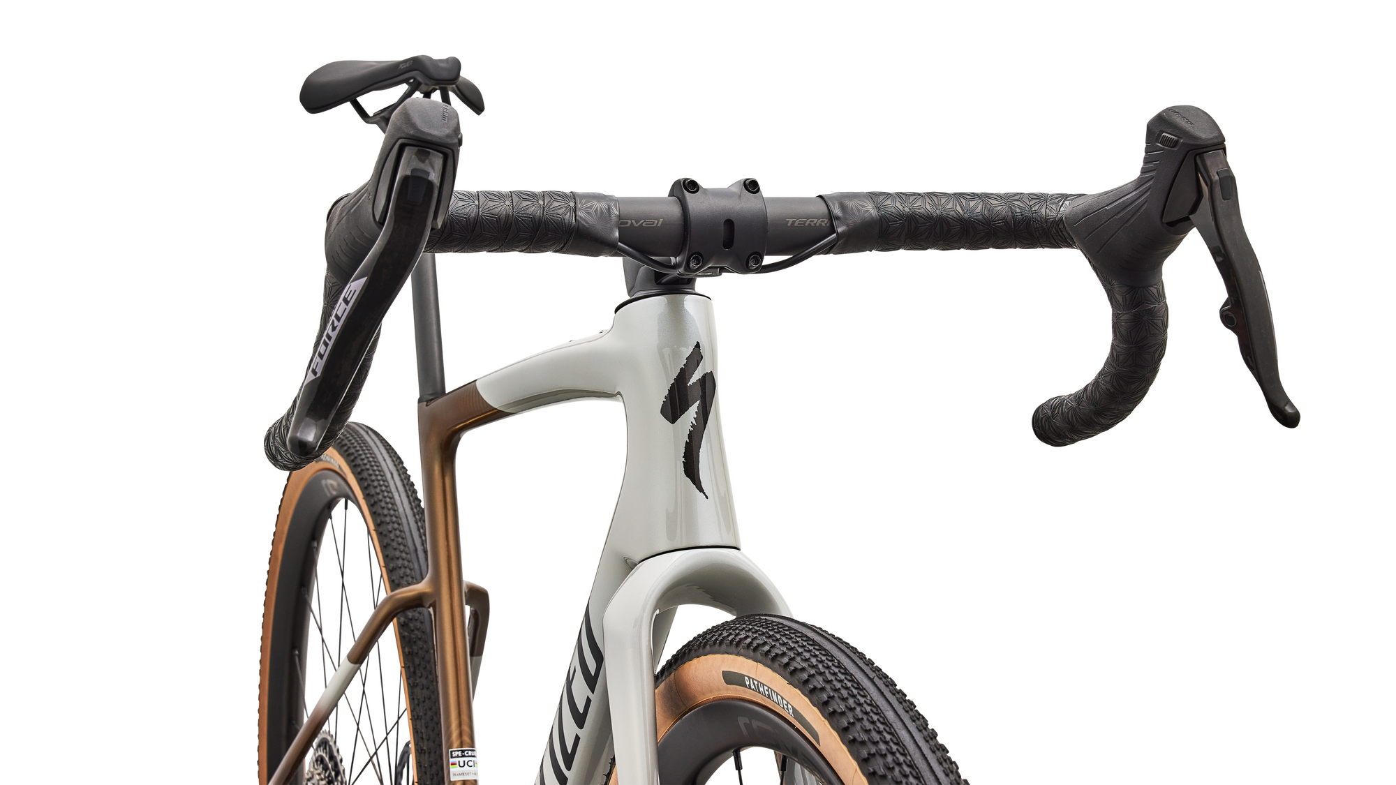 Specialized Crux 5 Expert - SRAM Force XPLR - Burnt Gold/Dolomite Metallic/Obsidian Metallic