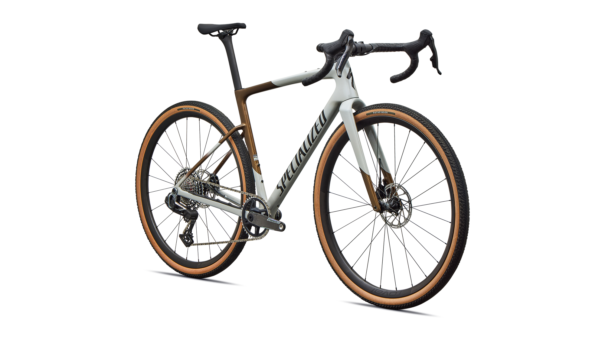 Specialized Crux 5 Expert - SRAM Force XPLR - Burnt Gold/Dolomite Metallic/Obsidian Metallic