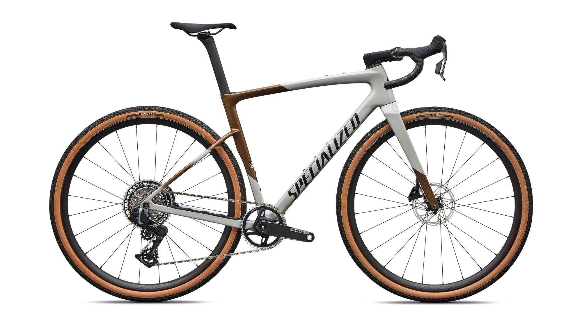 Specialized Crux 5 Expert - SRAM Force XPLR - Burnt Gold/Dolomite Metallic/Obsidian Metallic