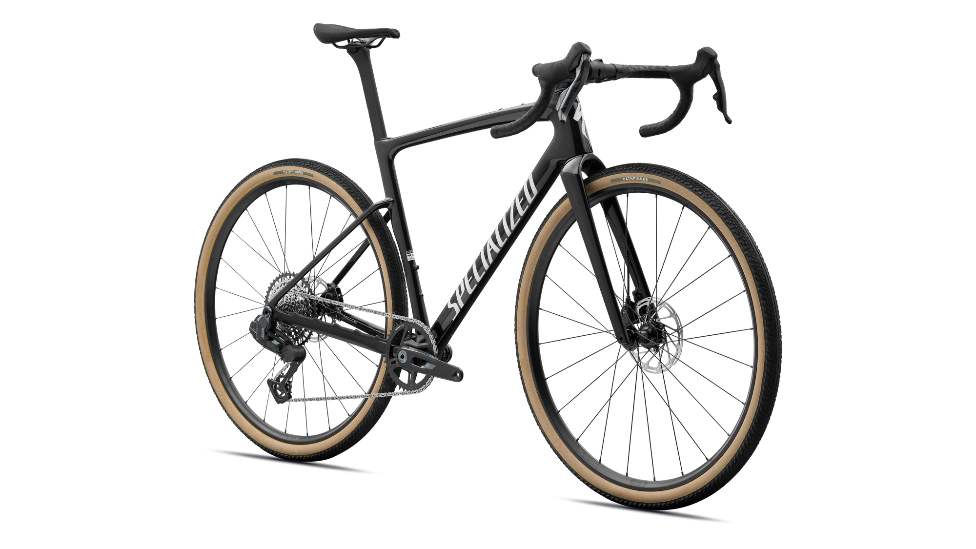 Specialized Crux 5 Comp - SRAM Rival XPLR - Obsidian Metallic/Dune White