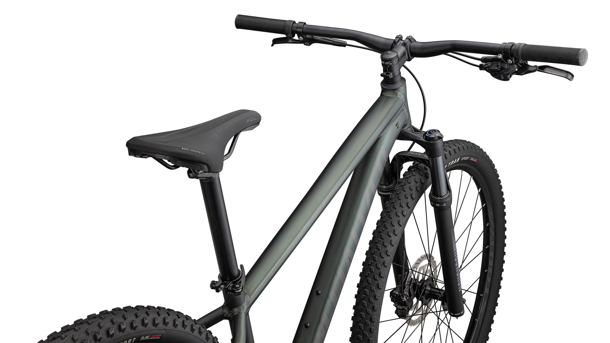 Specialized Rockhopper Comp - Satin Metallic Oak Green &amp;Amp; Smoke
