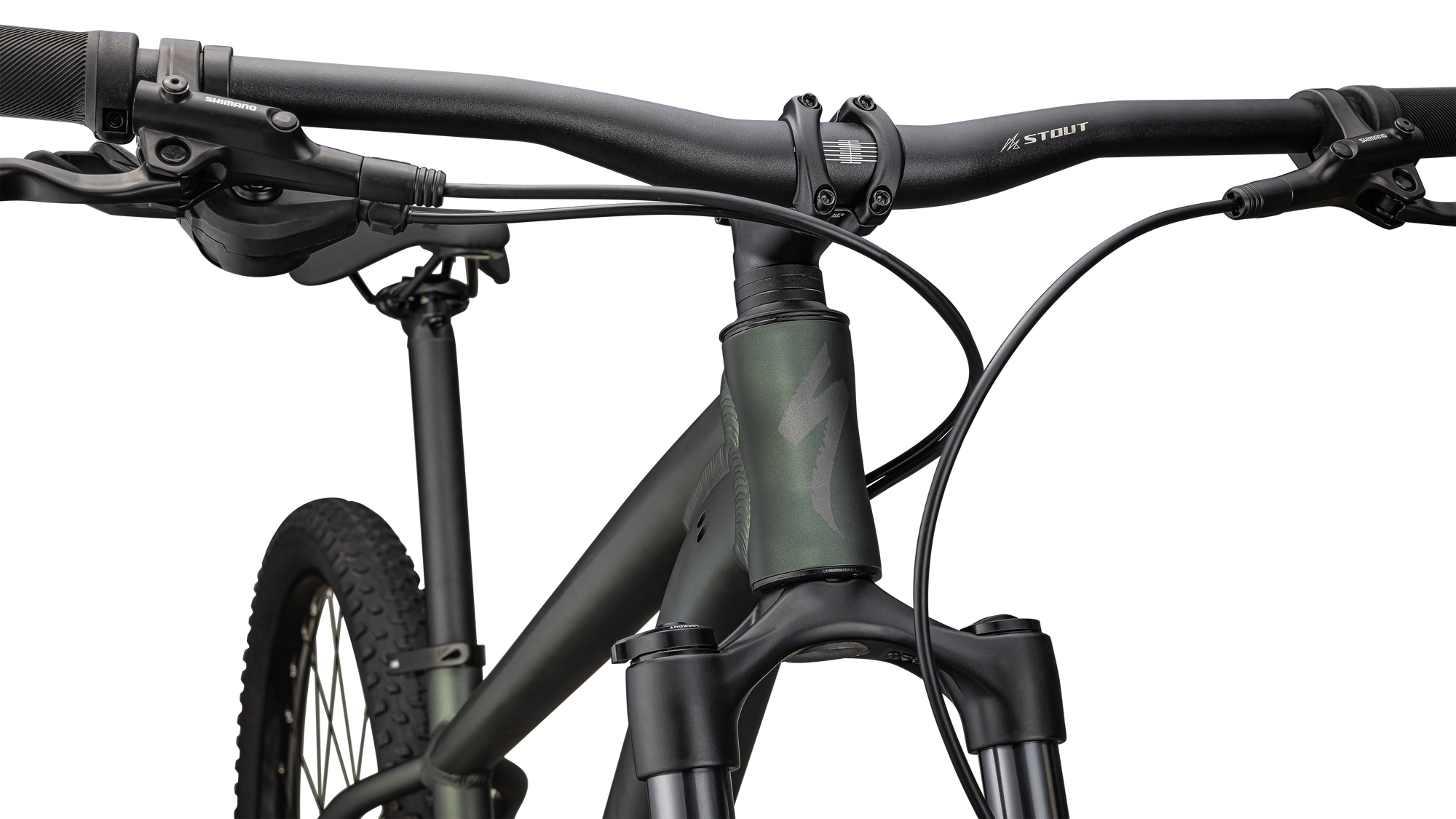 Specialized Rockhopper Comp - Satin Metallic Oak Green &amp;Amp; Smoke