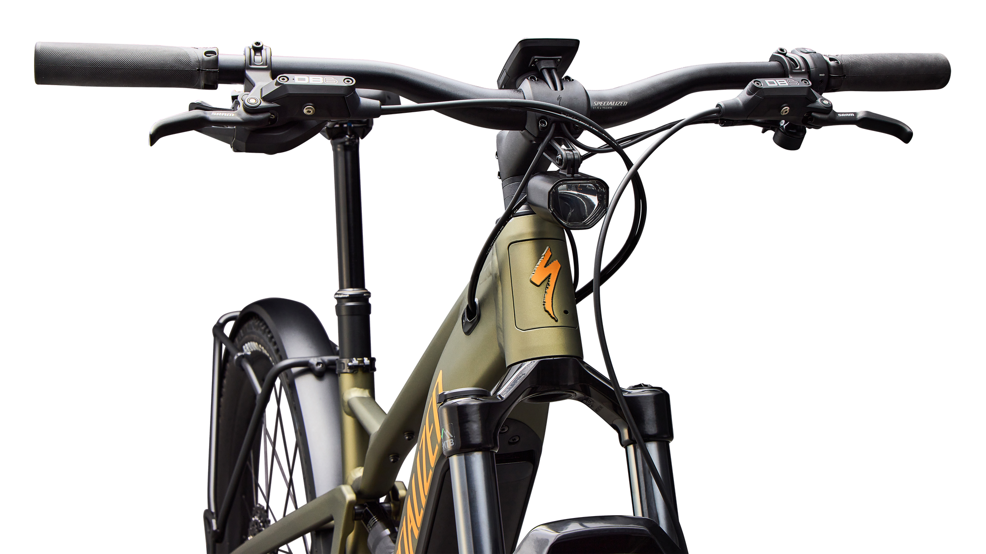 Specialized Turbo Tero X 5.0 - Satin Laurel Green Metallic / Orange Zest