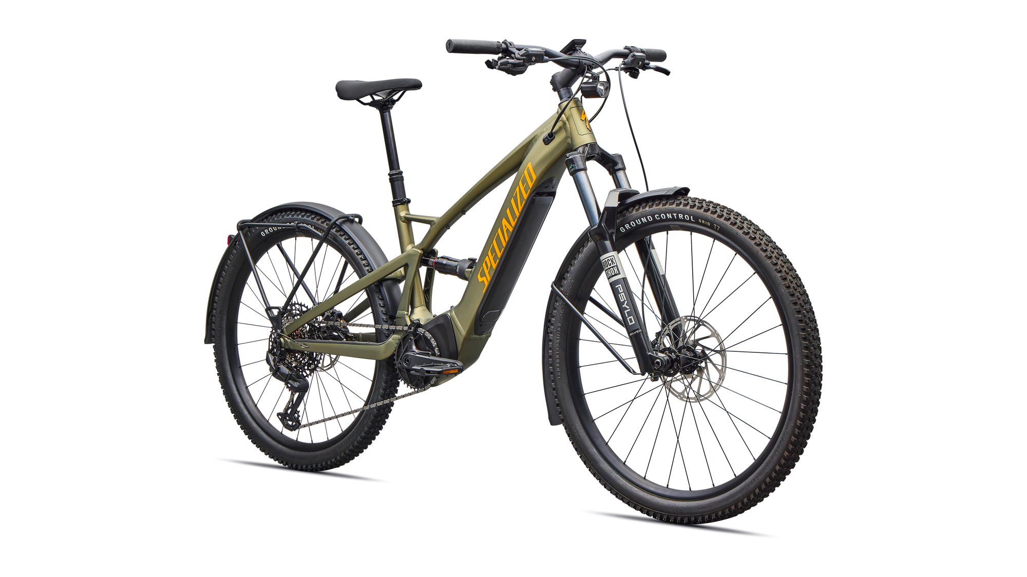Specialized Turbo Tero X 5.0 - Satin Laurel Green Metallic / Orange Zest