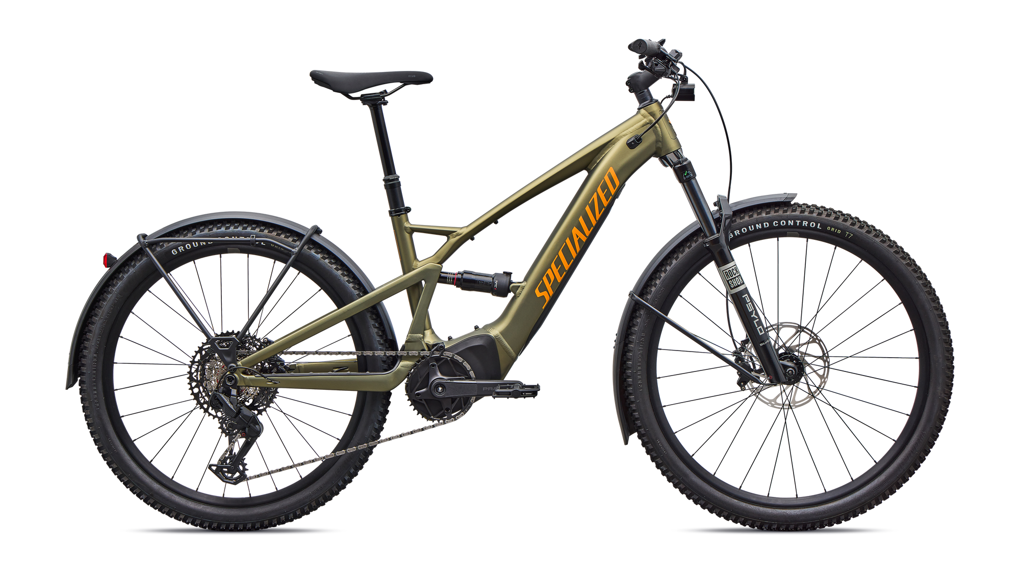 Specialized Turbo Tero X 5.0 - Satin Laurel Green Metallic / Orange Zest