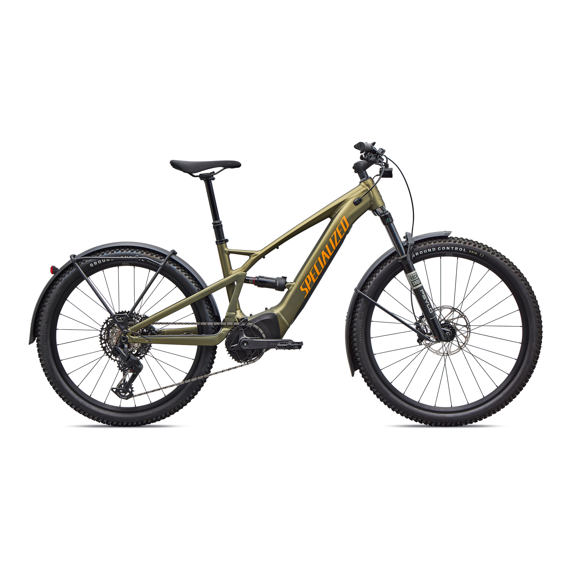 Specialized Turbo Tero X 5.0 - Satin Laurel Green Metallic / Orange Zest