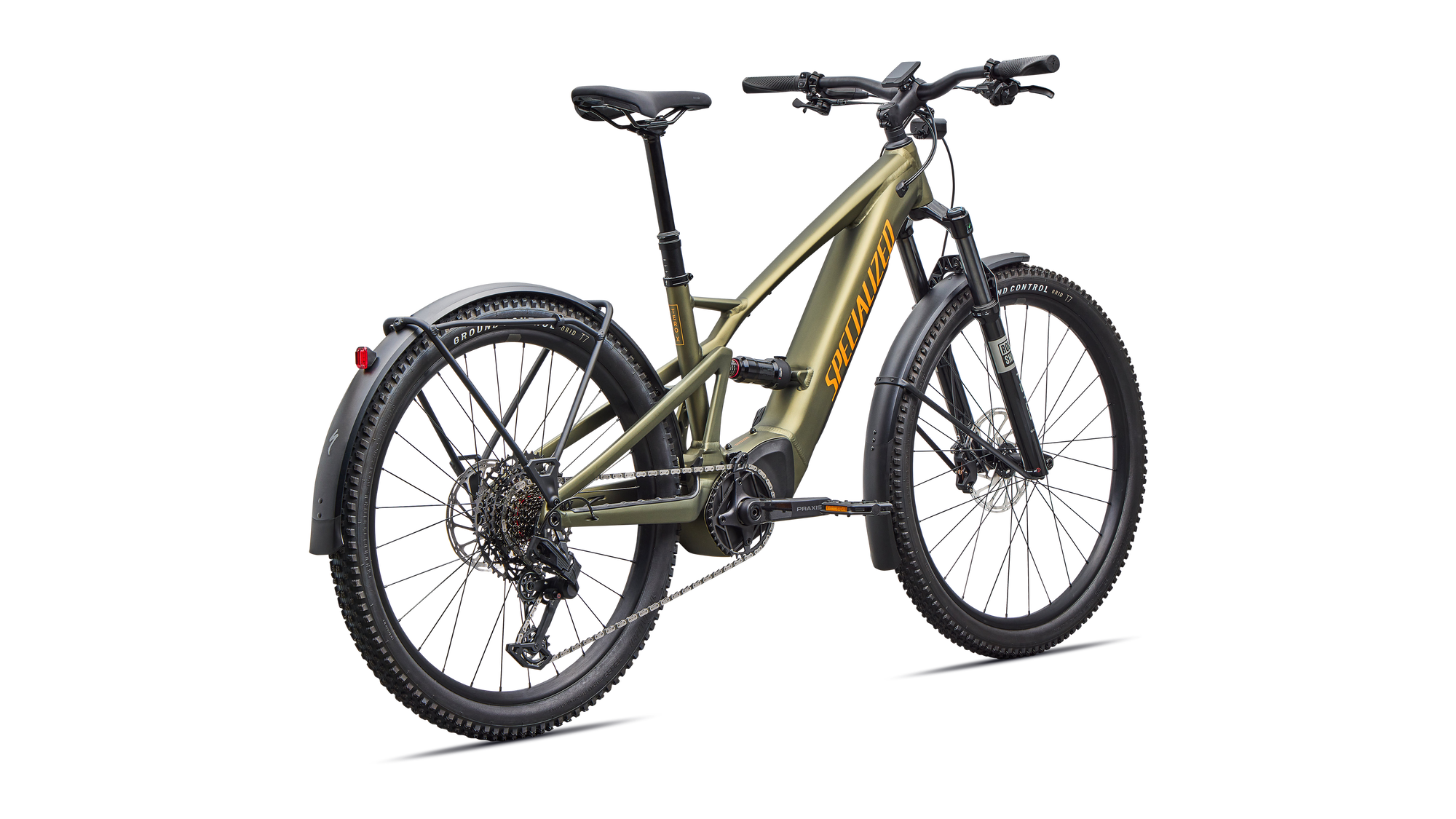 Specialized Turbo Tero X 5.0 - Satin Laurel Green Metallic / Orange Zest
