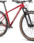 Specialized Chisel Hardtail Comp - Gloss Red Tint Fade Over Brushed Silver / Tarmac Black / White W/ Gold Pearl