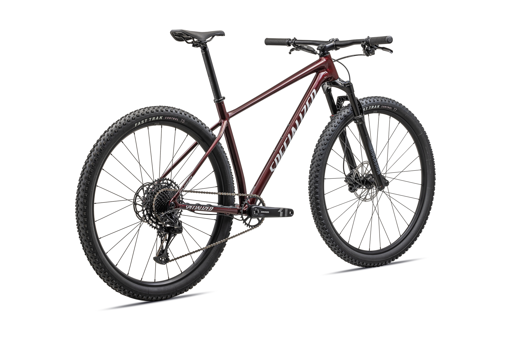 Specialized Chisel Hardtail Comp - Gloss Red Tint Over Smoke / White