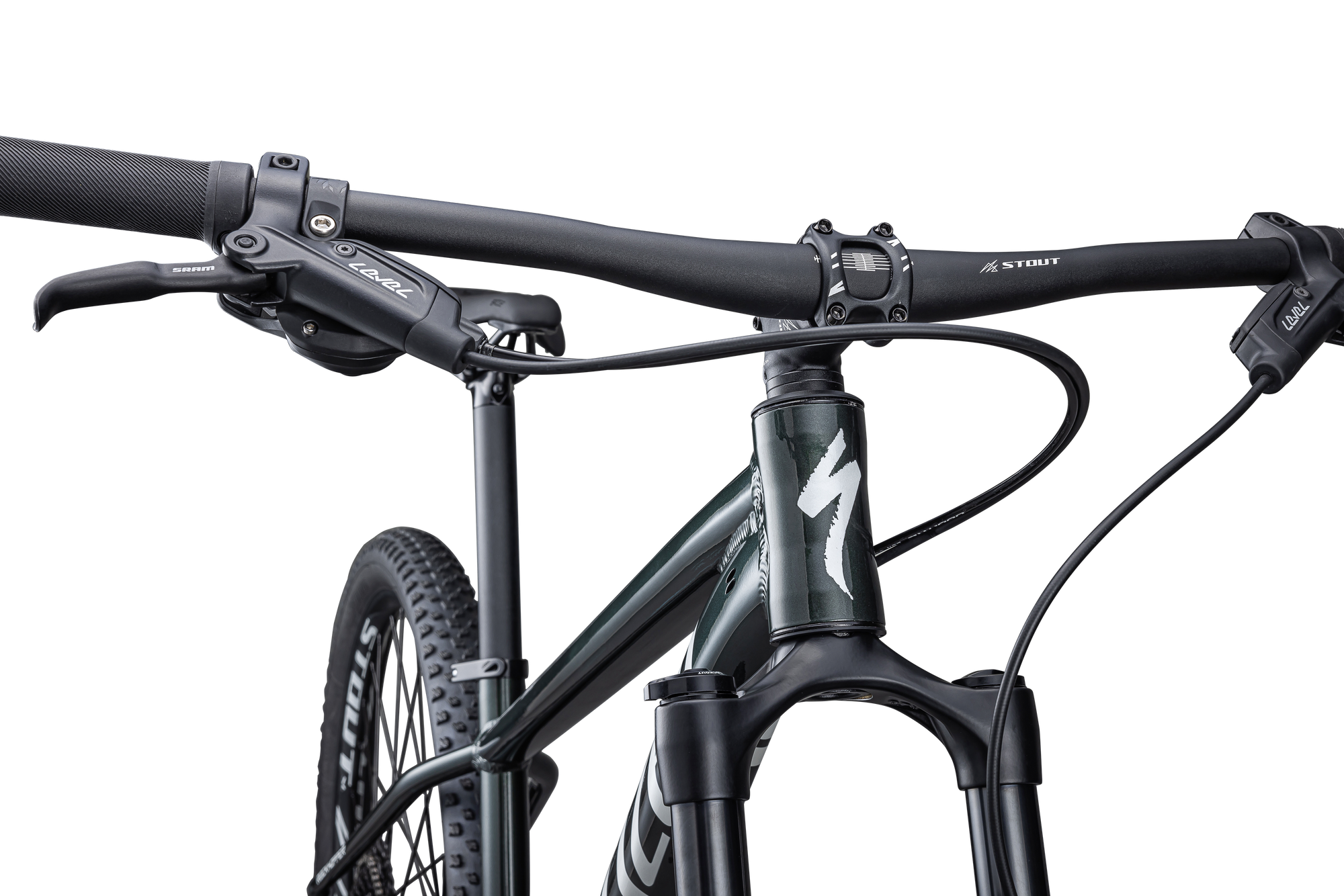 Specialized Rockhopper Expert 29 - Gloss Oak Green Metallic / Metallic White Silver