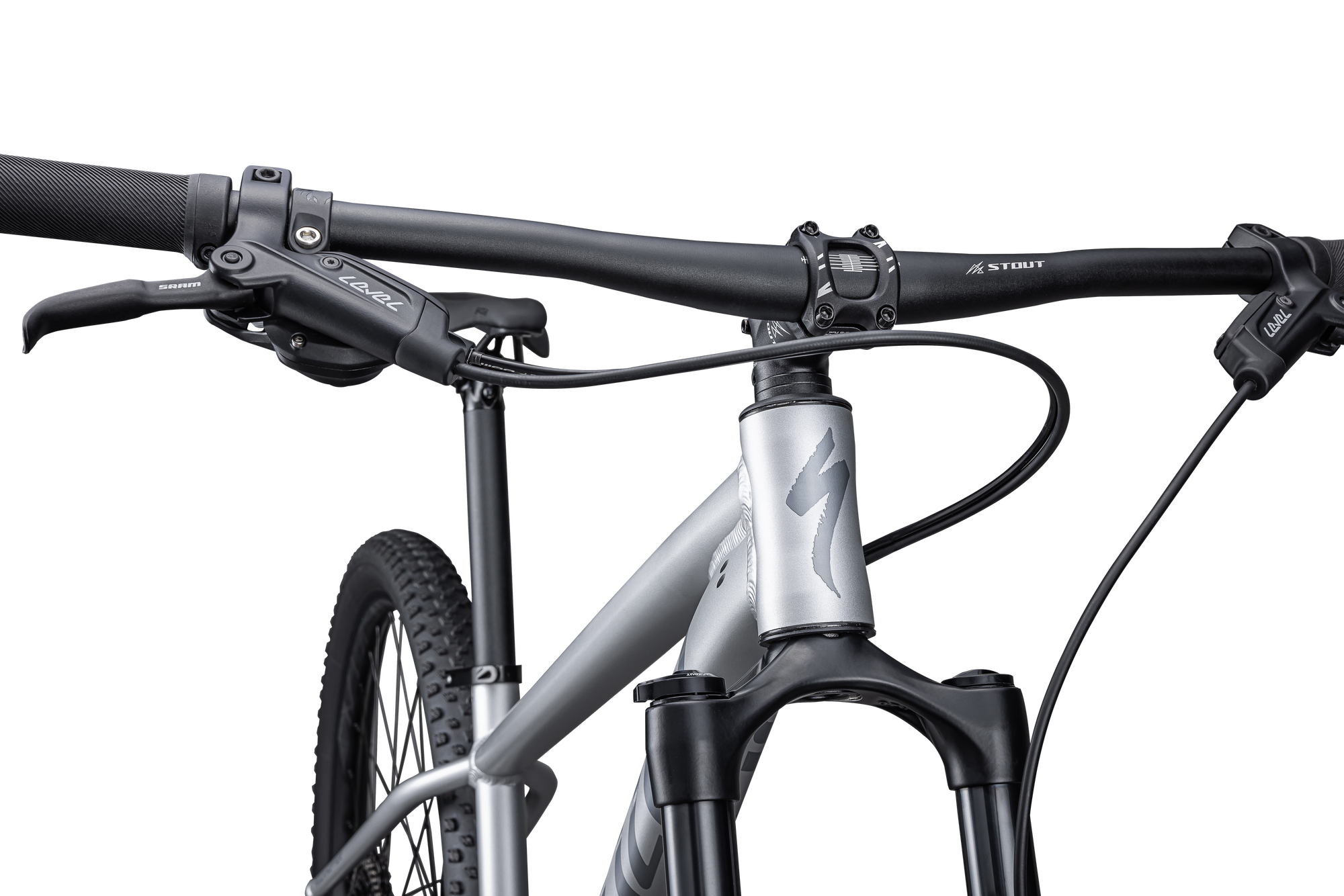 Specialized Rockhopper Expert 27.5 - Satin Silver Dust / Black Holographic