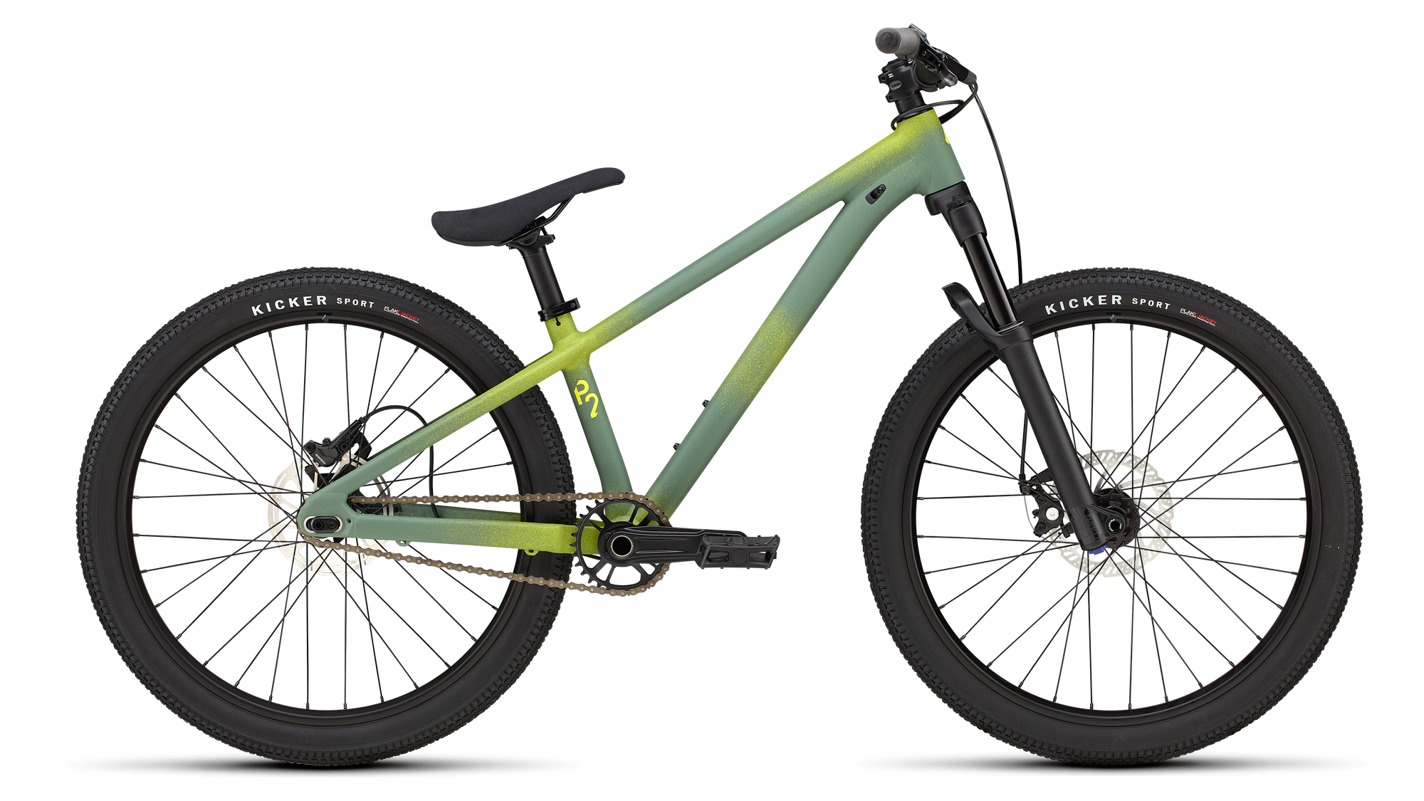 Specialized P.2 - Satin Sage Green / Olive Diffused / Team Yellow