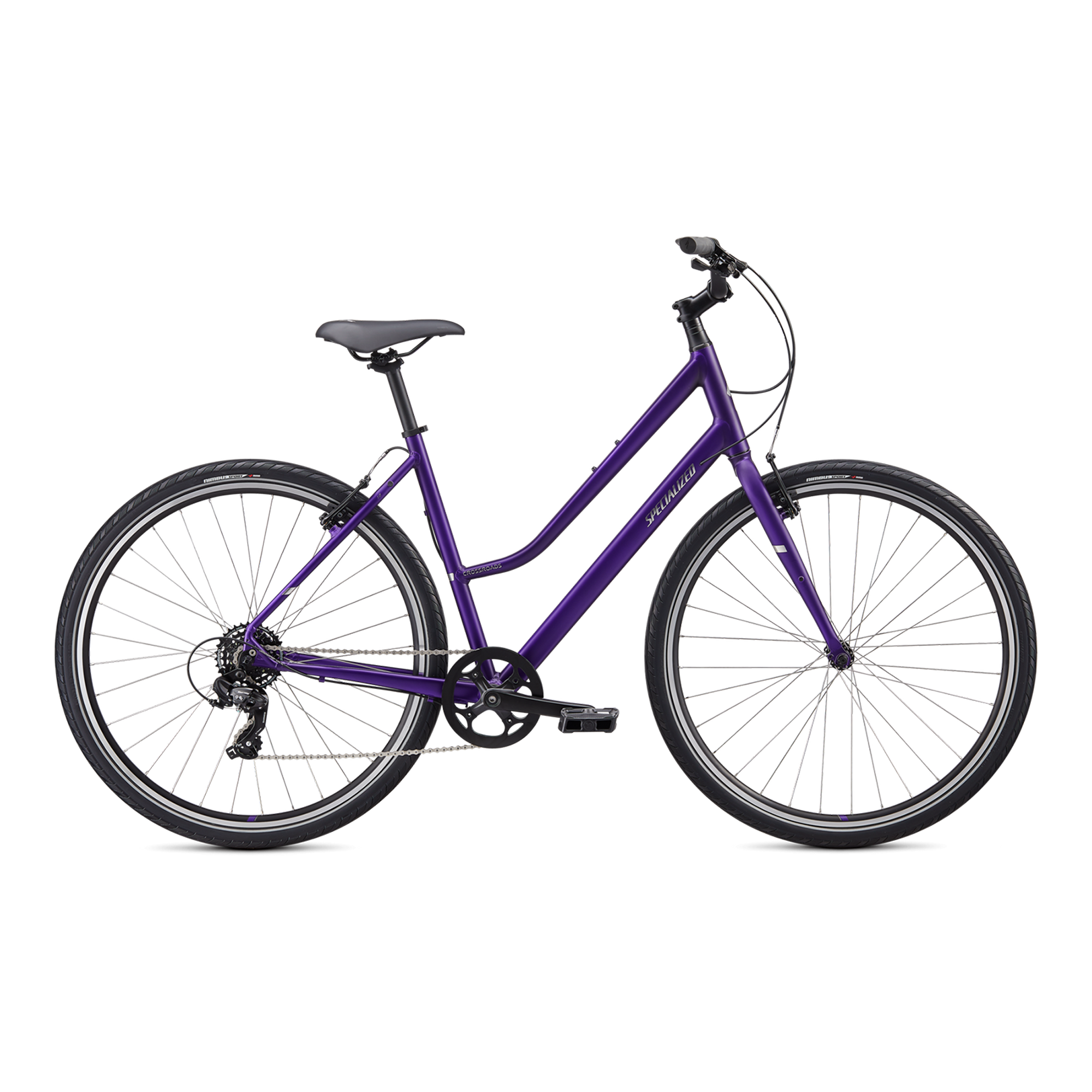 Specialized Crossroads 1.0 Step-Through - Plum Purple / Chrome