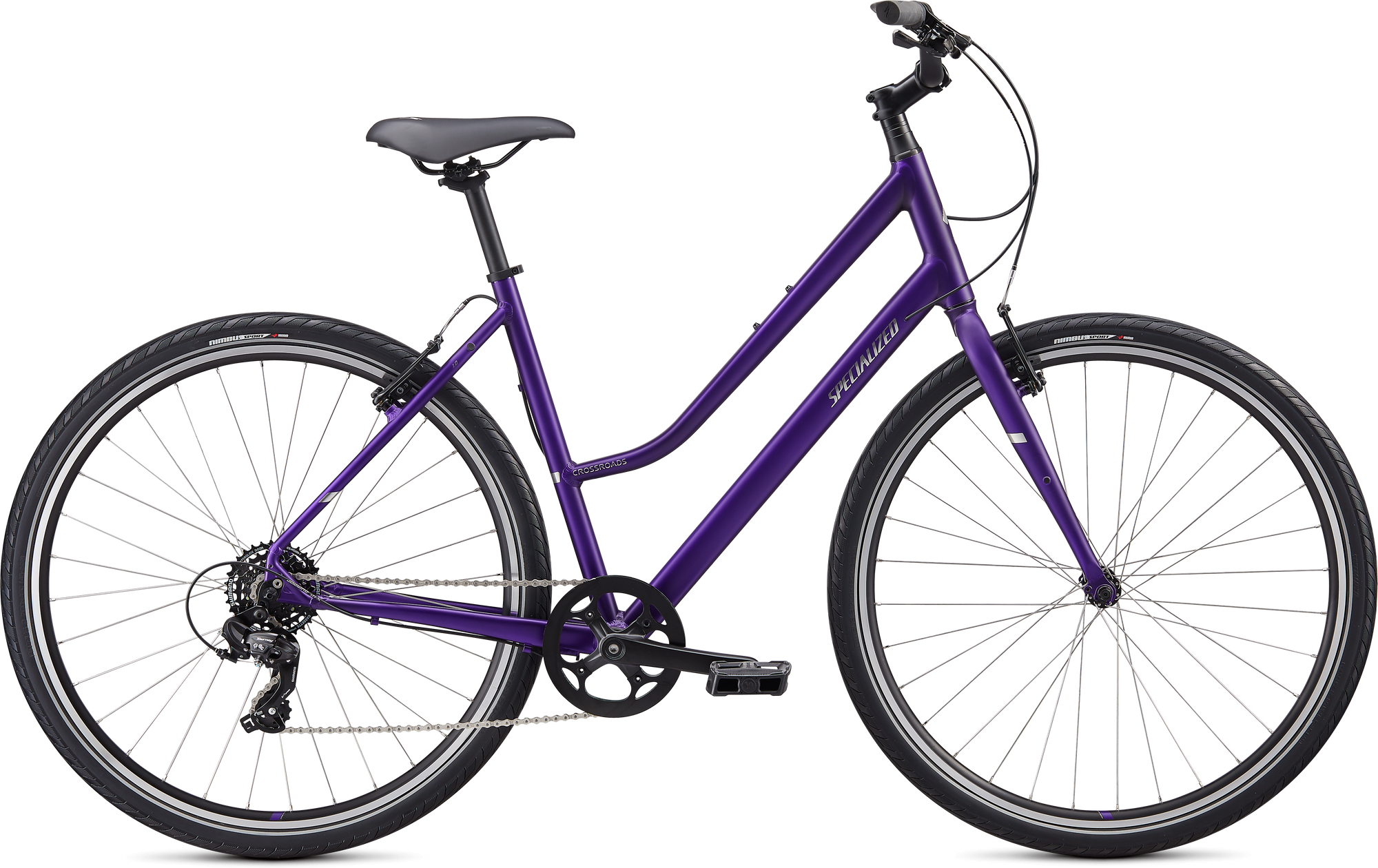 Specialized Crossroads 1.0 Step-Through - Plum Purple / Chrome