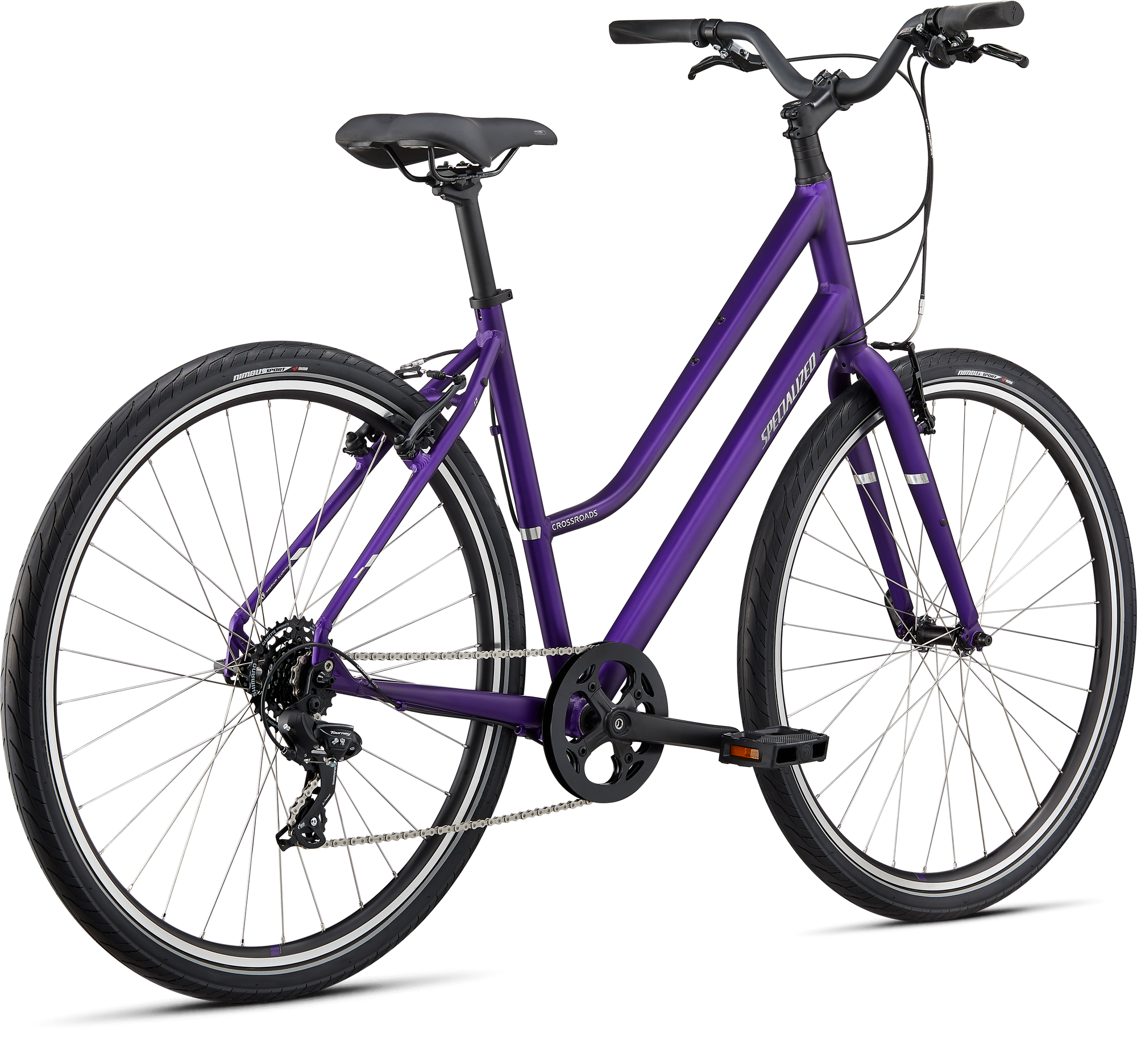Specialized Crossroads 1.0 Step-Through - Plum Purple / Chrome