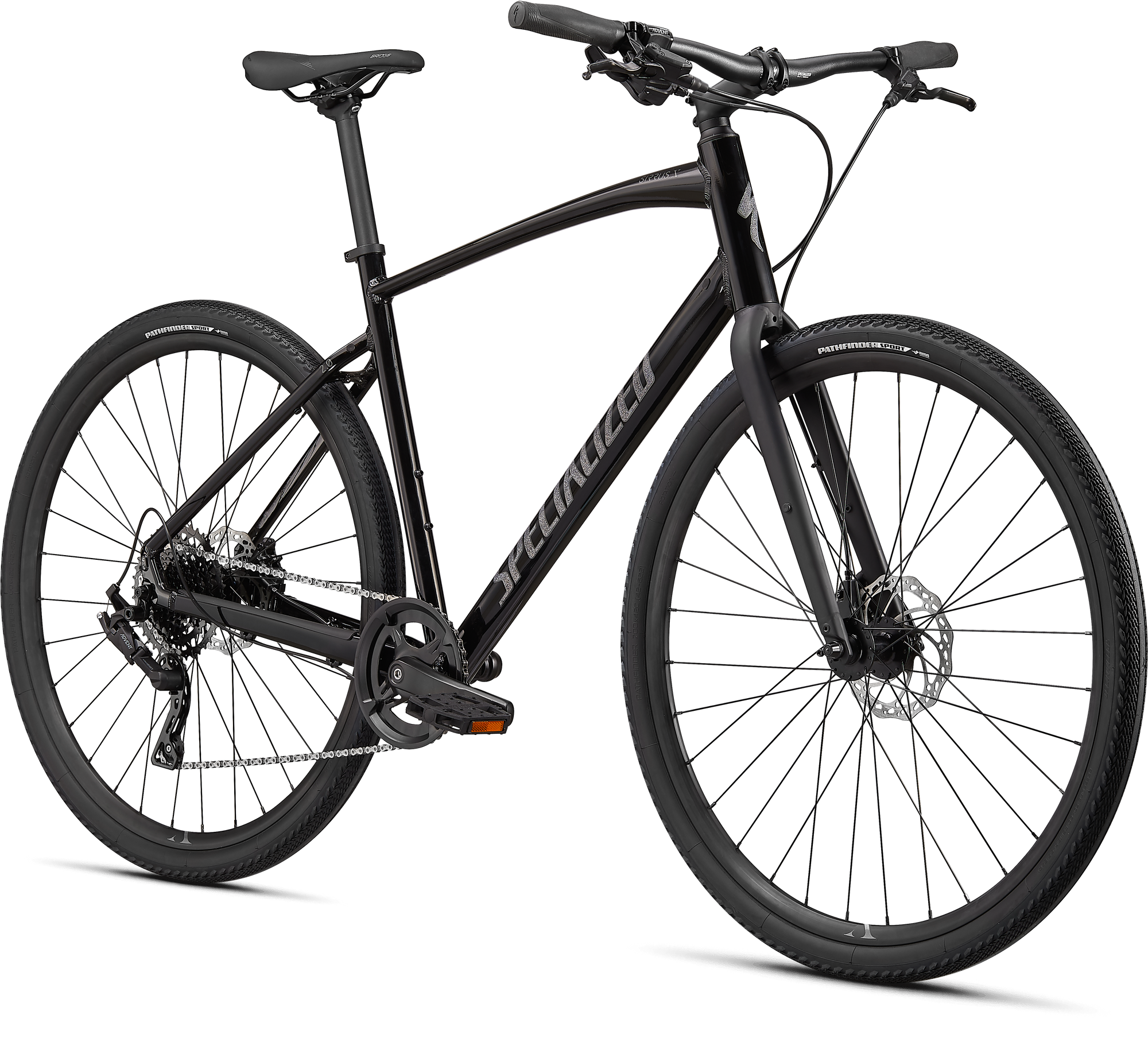 Specialized Sirrus X 2.0 - Black / Satin Charcoal Reflective