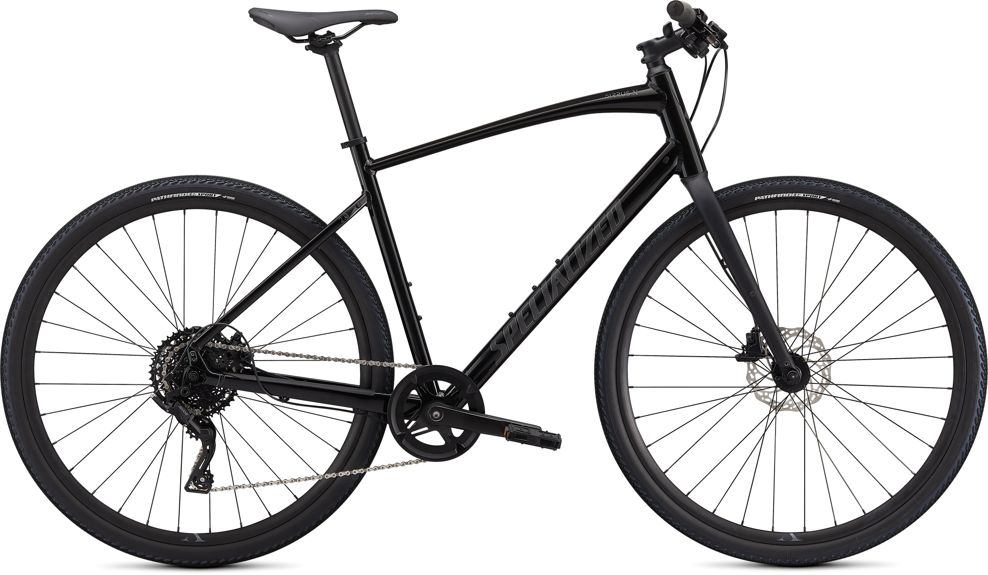 Specialized Sirrus X 2.0 - Black / Satin Charcoal Reflective