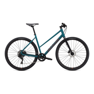 Specialized Sirrus X 2.0 Step-Through - Dusty Turquoise / Rocket Red / Black Reflective